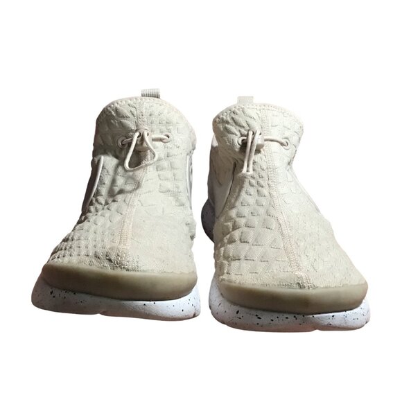 Nike Aptare Sneakers Womens Size 7 Cream Oatmeal White Black Speckles Laceless - Picture 2 of 9